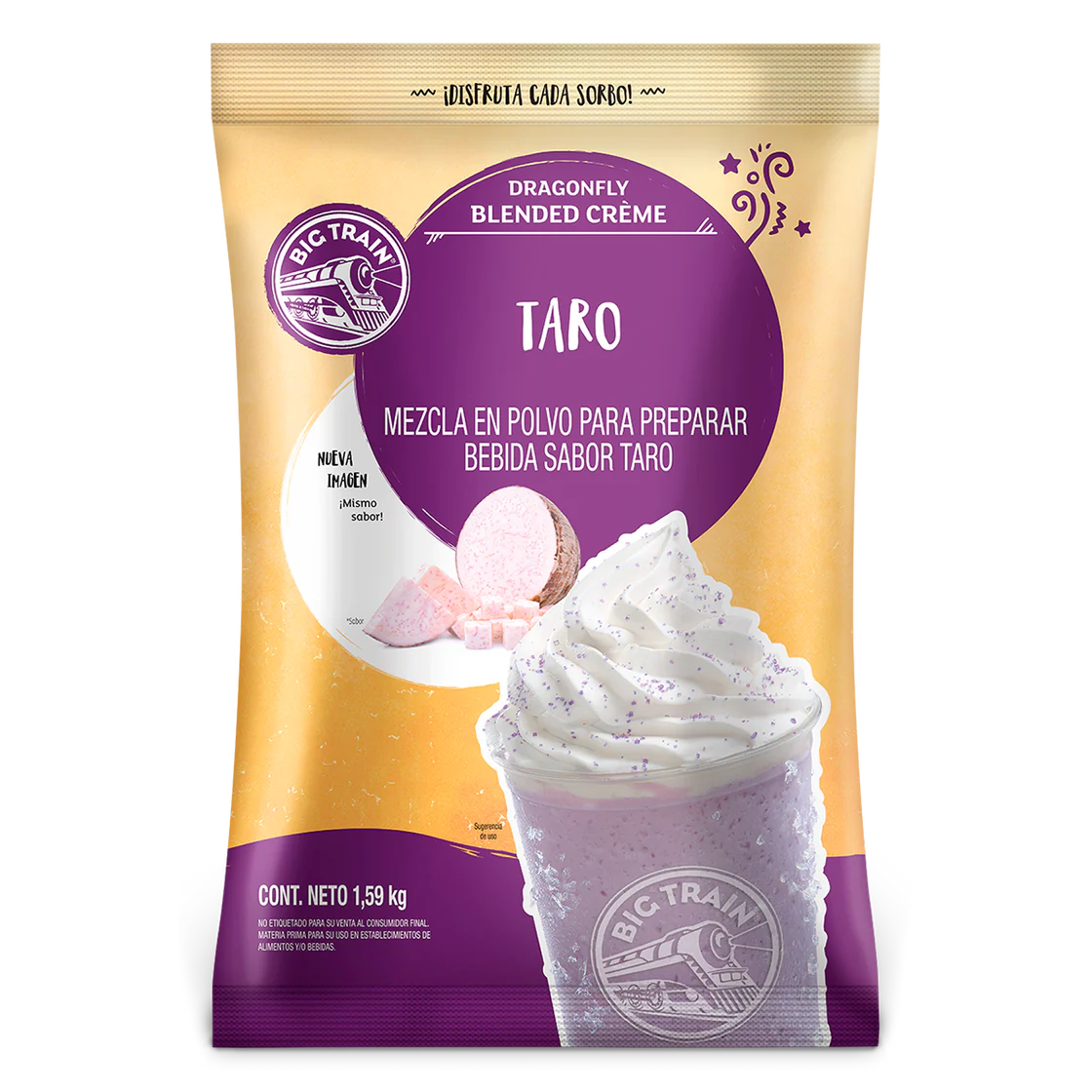 Polvo Big Train Sabor Taro