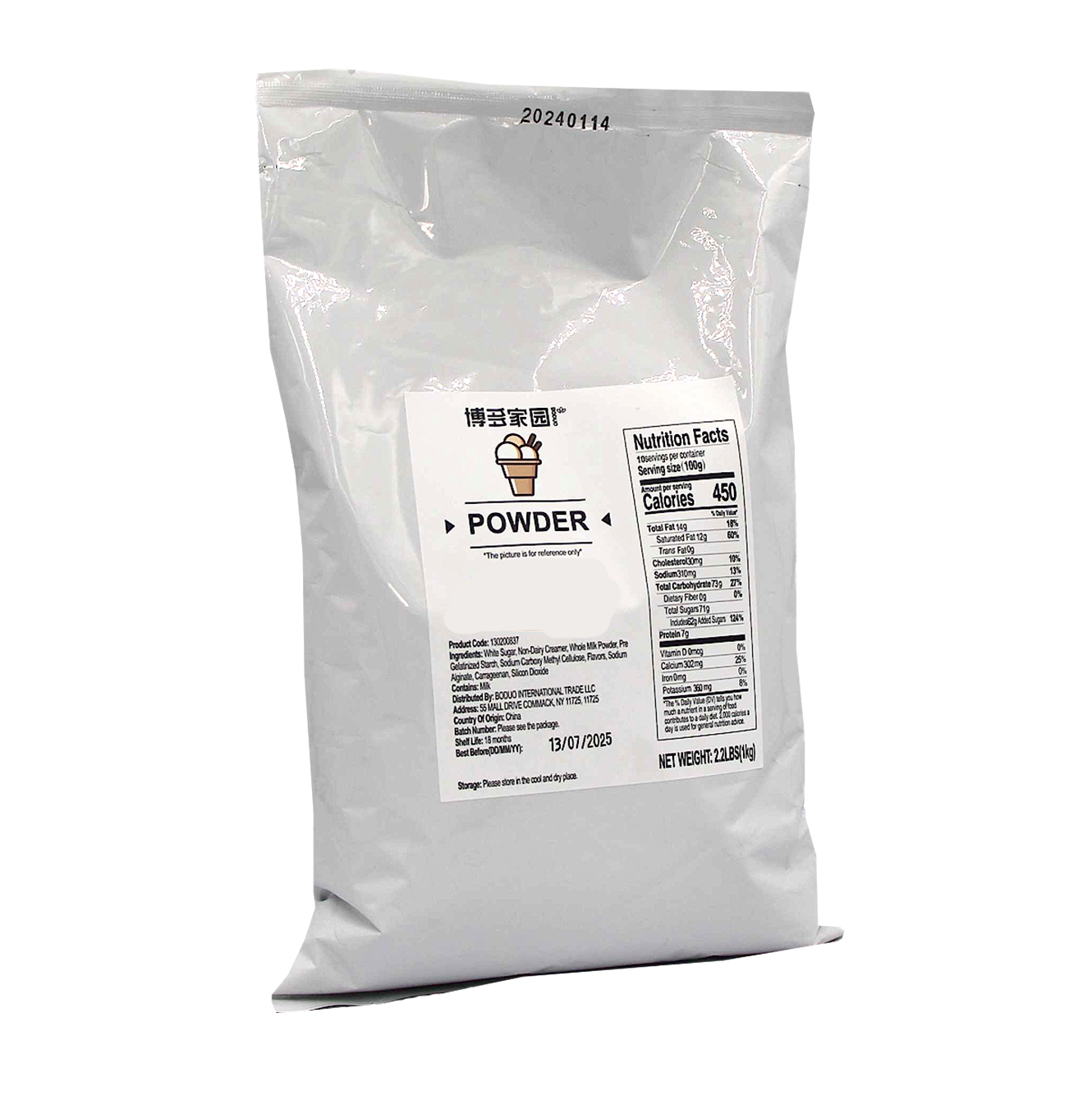 POLVO PUDDING 1KG BODUO
