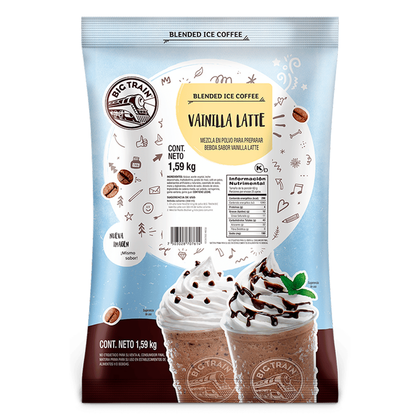 Polvo Big Train Vainilla Latte