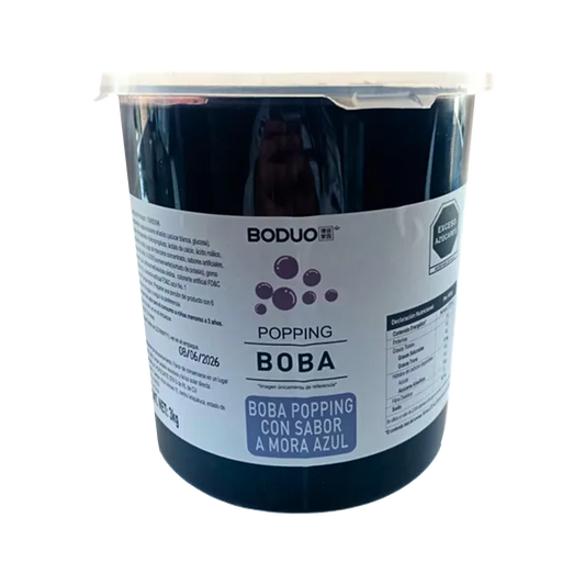 Perlas Explosivas Sabor Mora Azul Boduo