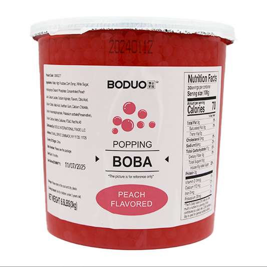 Perlas Explosivas Sabor Durazno Boduo